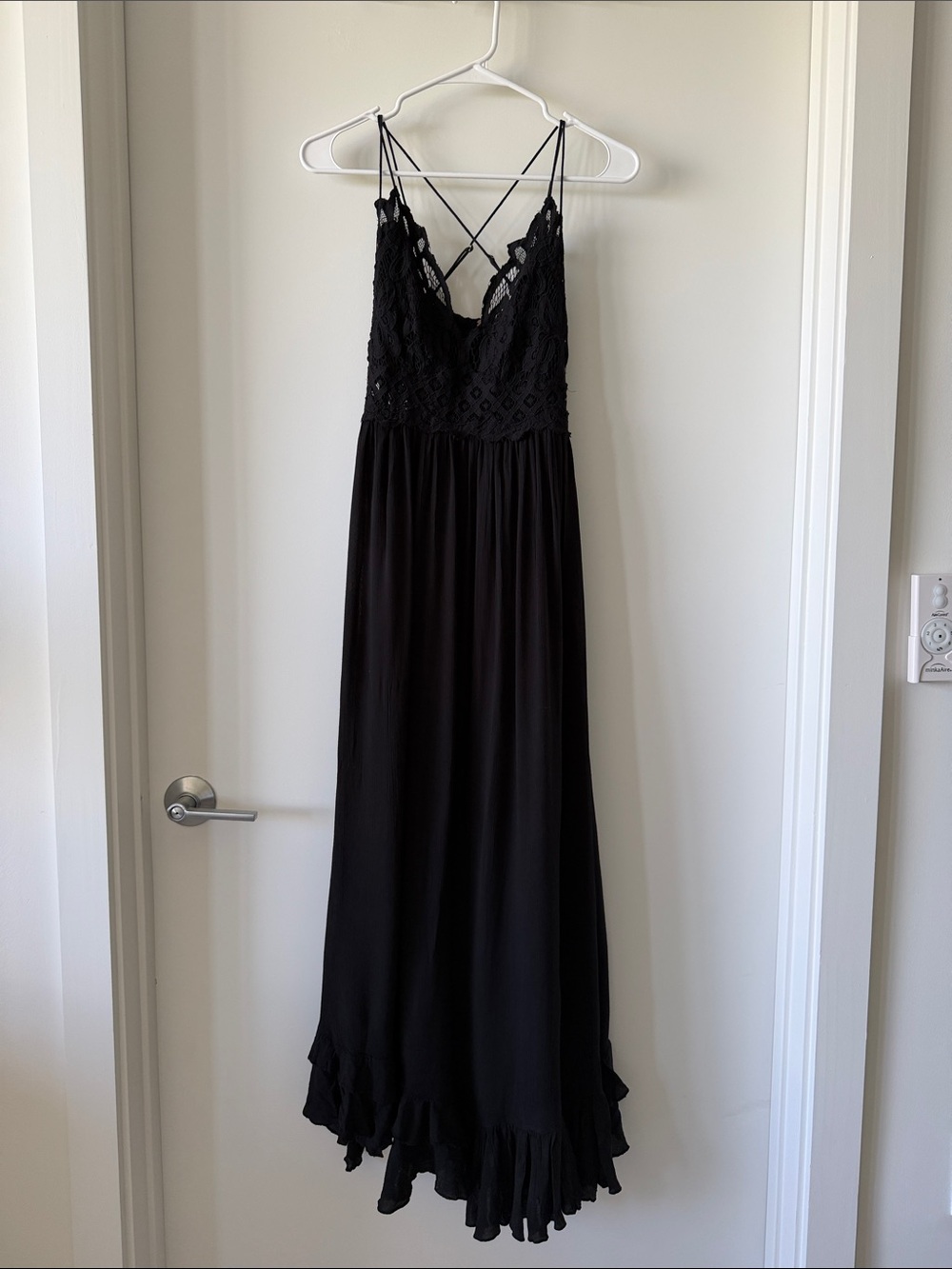 Free People Adella Maxi Dress – Black 🖤